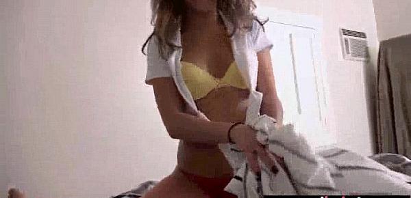  Lovely GF (kimmy granger) Performing Hard Style On Camera movie-23